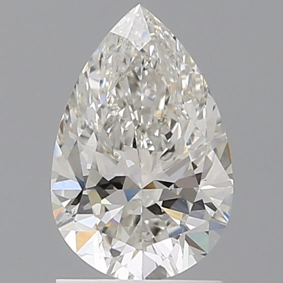 1.54 Carat Pear Shaped, Ideal Cut, G Color, VS1 Clarity, IGI Certified Lab Grown Diamond