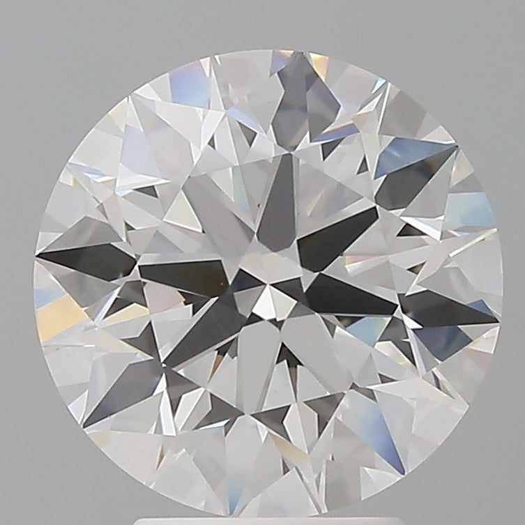 4.09 Carat Round Shaped, Ideal Cut, E Color, VVS2 Clarity, IGI Certified Lab Grown Diamond