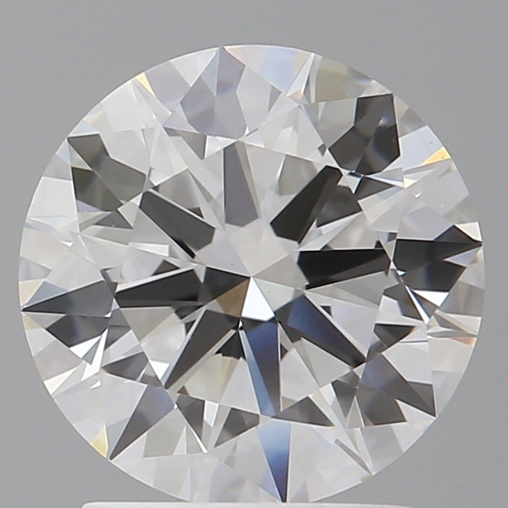 2.05 Carat Round Shaped, Ideal Cut, E Color, VVS2 Clarity, IGI Certified Lab Grown Diamond