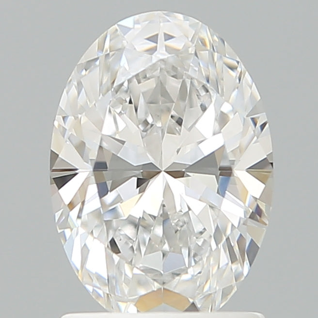 1.60 Carat Oval Shaped, Excellent Cut, D Color, VVS2 Clarity, IGI Certified Lab Grown Diamond