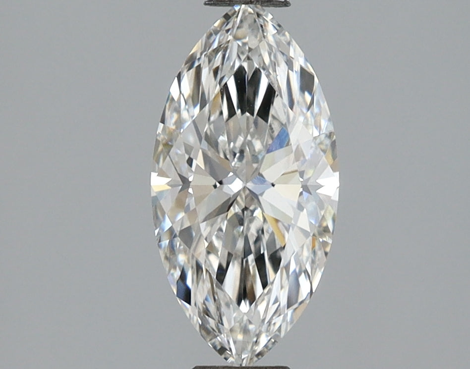 1.07 Carat Marquise Shaped, Ideal Cut, E Color, VVS2 Clarity, IGI Certified Lab Grown Diamond
