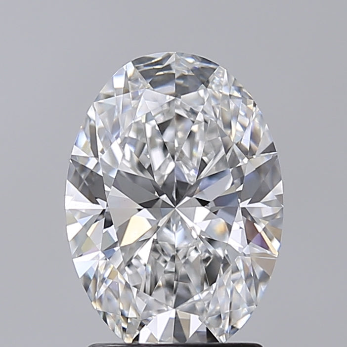2.02 Carat Oval Shaped, Excellent Cut, D Color, VVS2 Clarity, IGI Certified Lab Grown Diamond