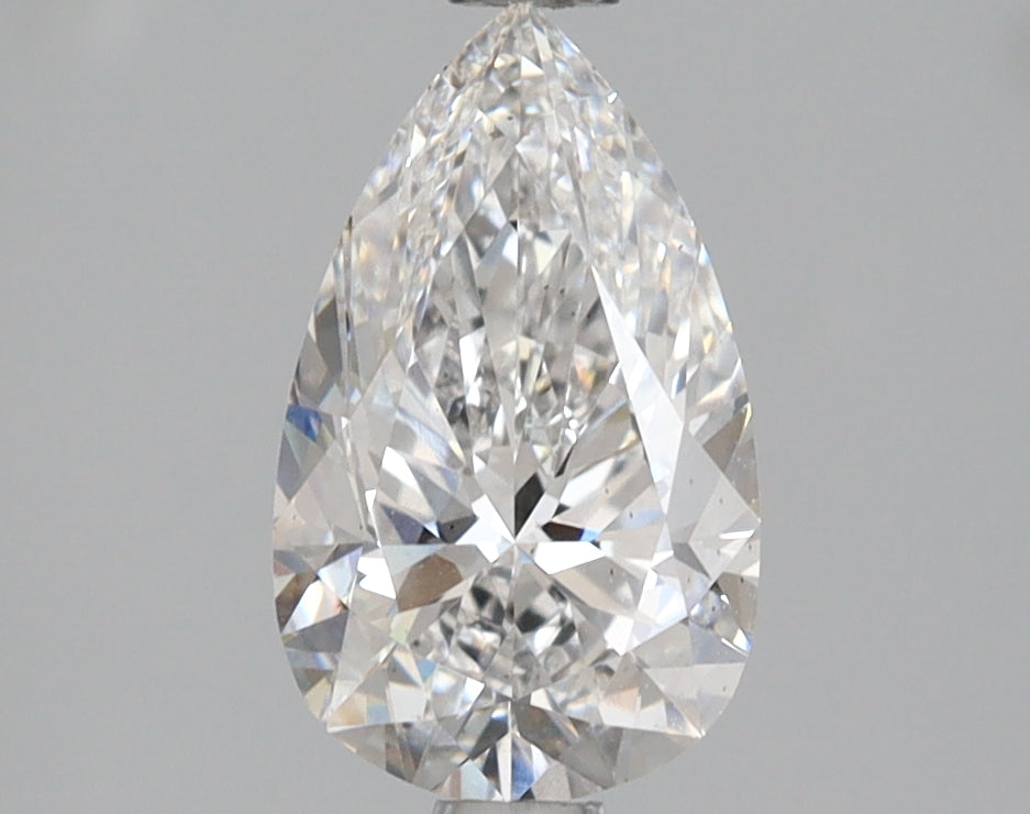 1.54 Carat Pear Shaped, Excellent Cut, E Color, VS2 Clarity, IGI Certified Lab Grown Diamond