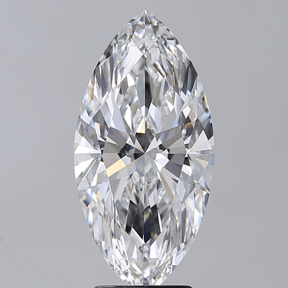 4.02 Carat Marquise Shaped, Excellent Cut, E Color, VVS2 Clarity, IGI Certified Lab Grown Diamond