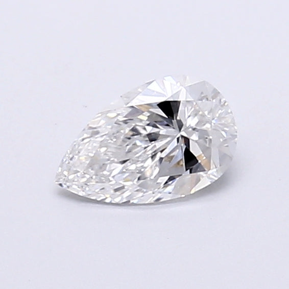 0.38 Carat Pear Shaped, Very Good Cut, D Color, VS1 Clarity, IGI Certified Lab Grown Diamond