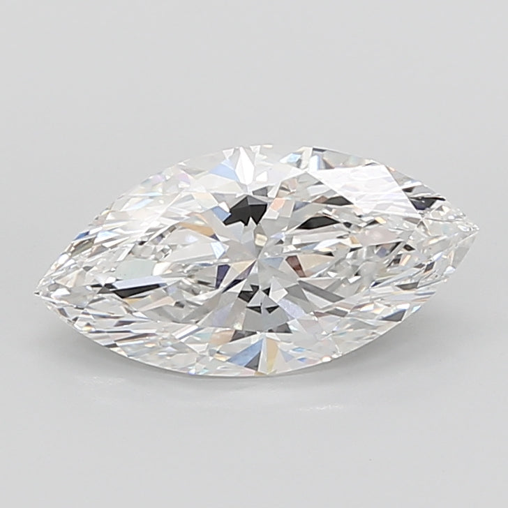 6.06 Carat Marquise Shaped, Ideal Cut, E Color, VVS2 Clarity, IGI Certified Lab Grown Diamond