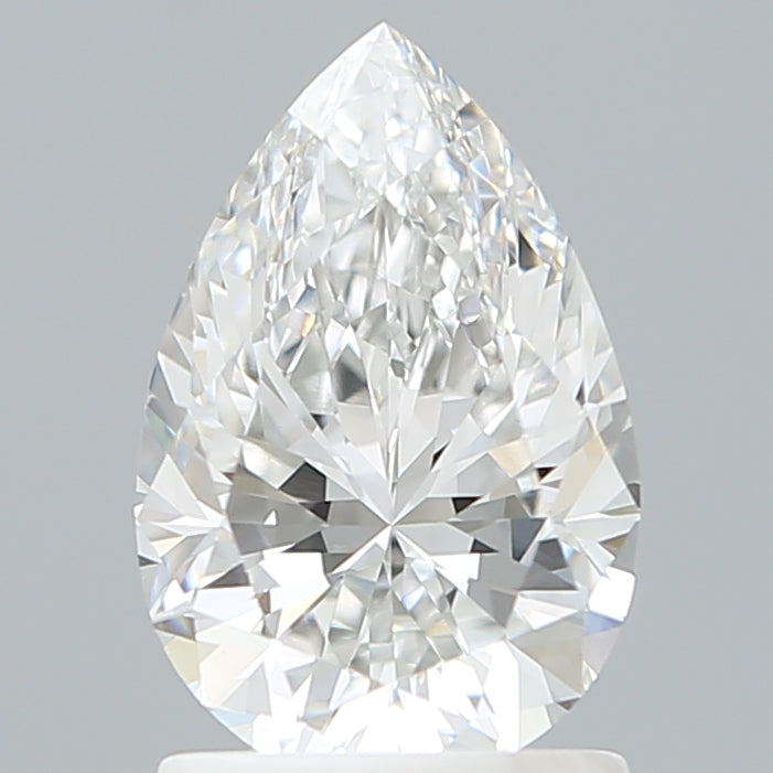 1.51 Carat Pear Shaped, Excellent Cut, D Color, VVS2 Clarity, IGI Certified Lab Grown Diamond