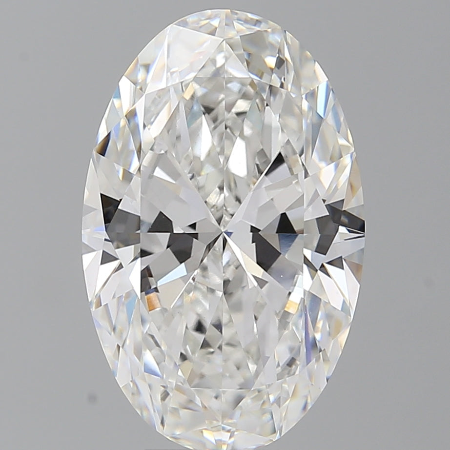 6.57 Carat Oval Shaped, Ideal Cut, E Color, VVS2 Clarity, IGI Certified Lab Grown Diamond