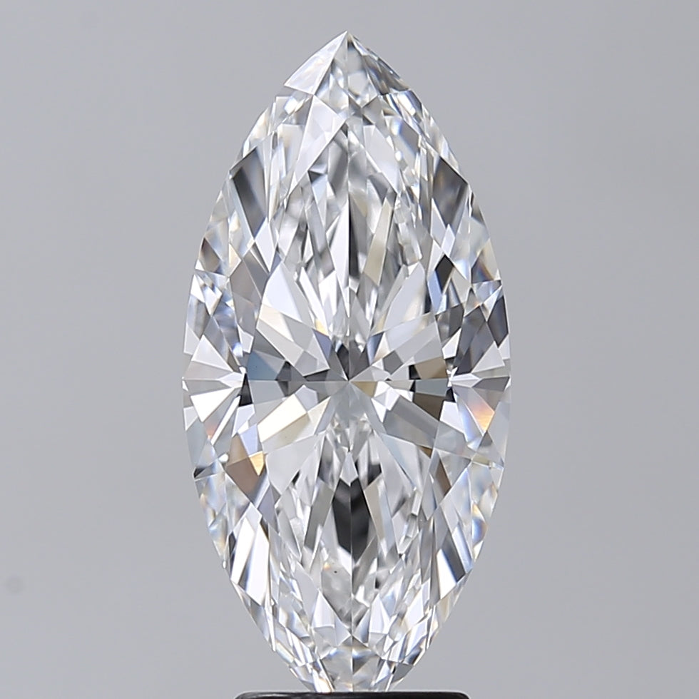 4.02 Carat Marquise Shaped, Excellent Cut, E Color, VS1 Clarity, IGI Certified Lab Grown Diamond