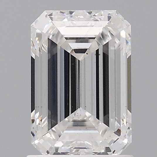 1.58 Carat Emerald Shaped, Ideal Cut, D Color, VS2 Clarity, IGI Certified Lab Grown Diamond