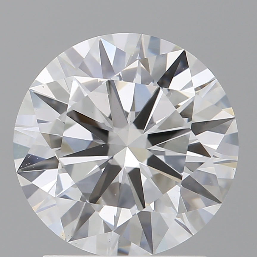 2.00 Carat Round Shaped, Ideal Cut, E Color, VVS2 Clarity, IGI Certified Lab Grown Diamond