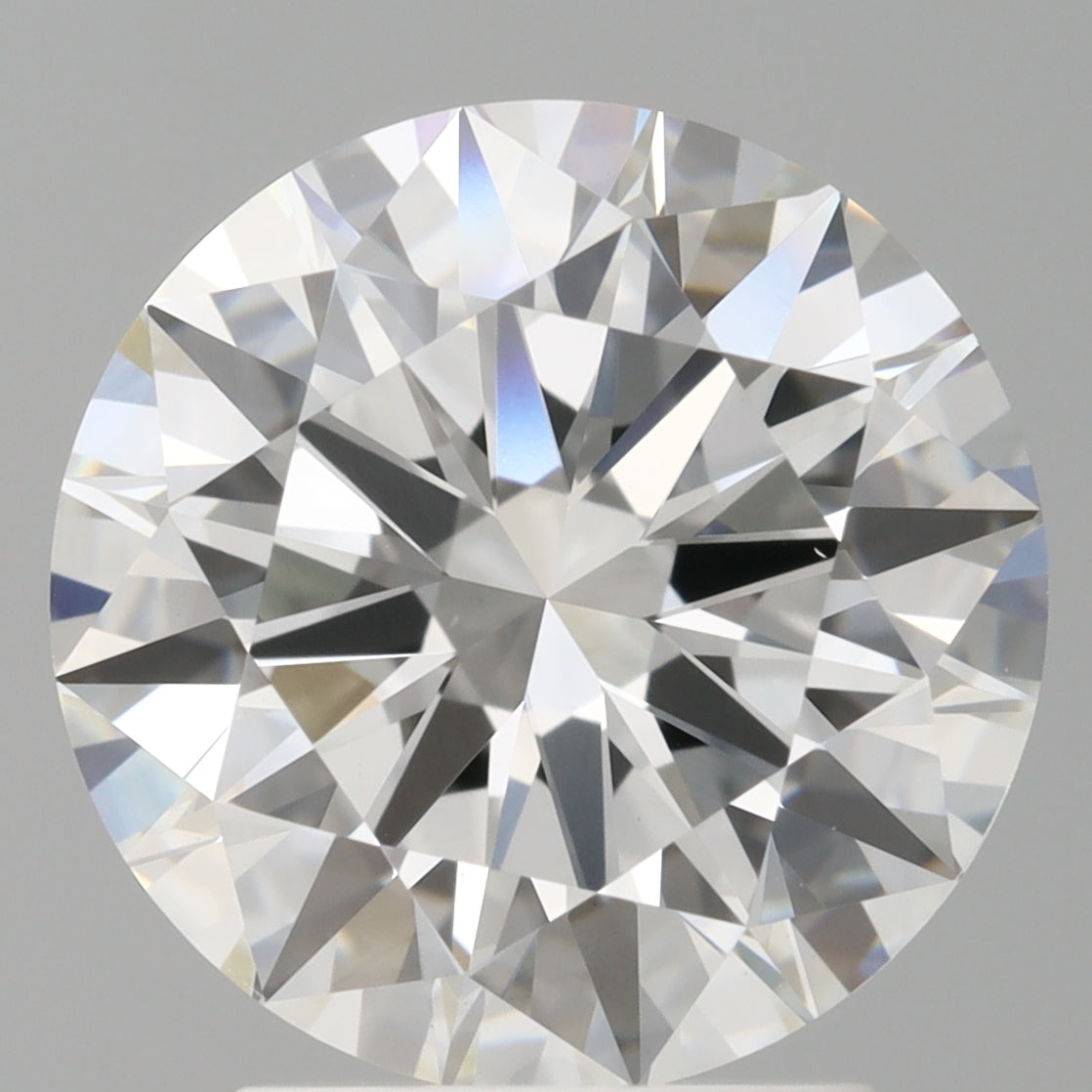 3.00 Carat Round Shaped, Excellent Cut, E Color, VVS2 Clarity, IGI Certified Lab Grown Diamond