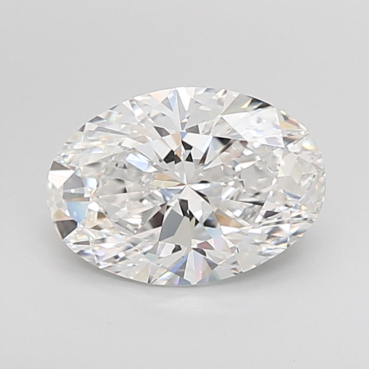 4.02 Carat Oval Shaped, Ideal Cut, E Color, VVS2 Clarity, IGI Certified Lab Grown Diamond