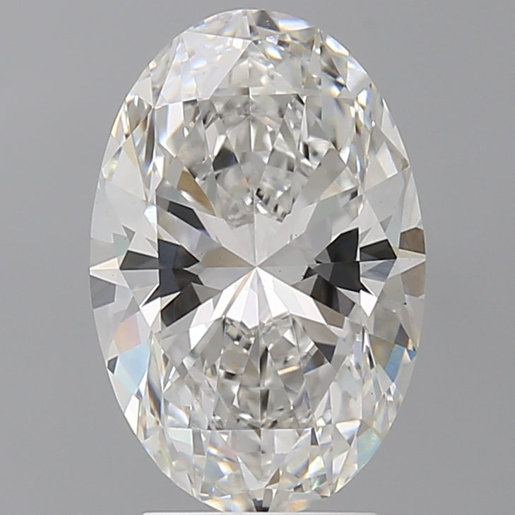 3.59 Carat Oval Shaped, Ideal Cut, E Color, VVS2 Clarity, IGI Certified Lab Grown Diamond