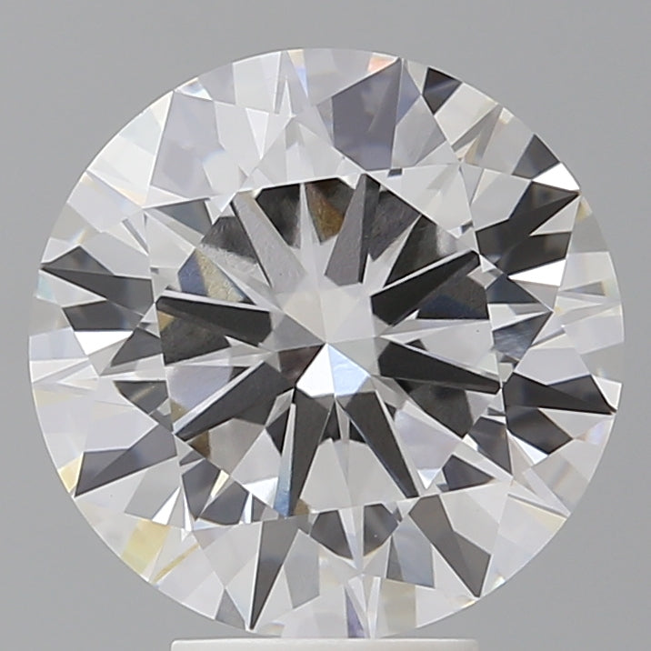 5.57 Carat Round Shaped, Ideal Cut, E Color, VVS2 Clarity, IGI Certified Lab Grown Diamond
