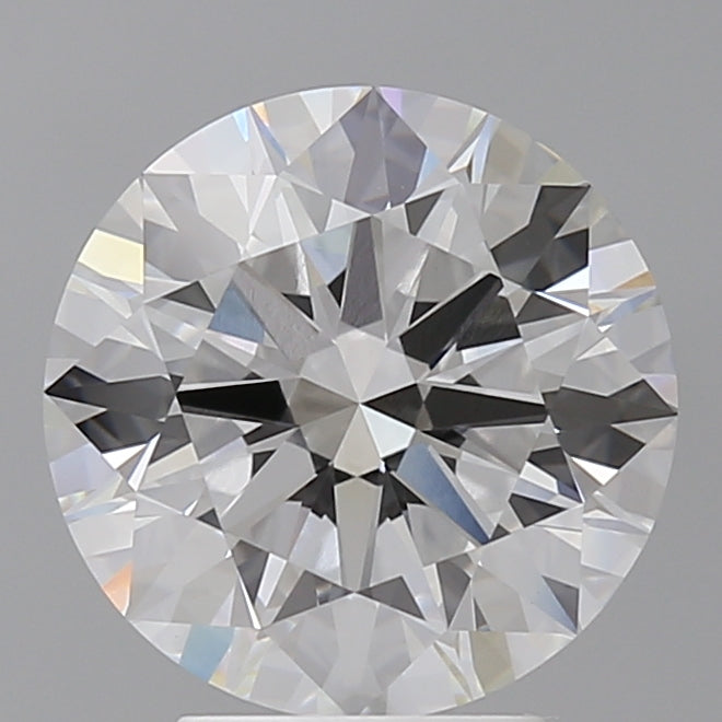 4.02 Carat Round Shaped, Ideal Cut, E Color, VVS2 Clarity, IGI Certified Lab Grown Diamond