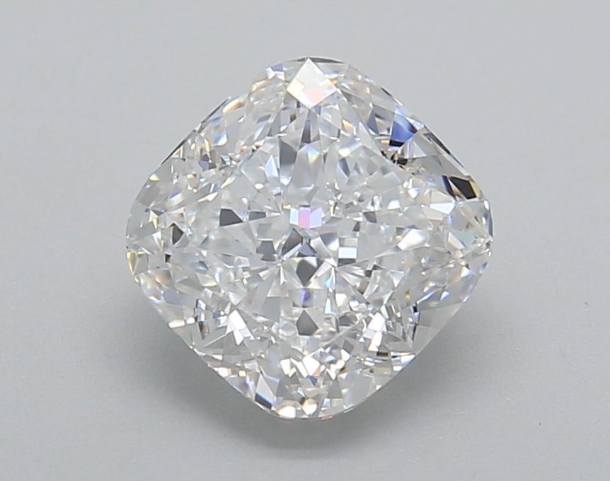 2.00 Carat Cushion Shaped, Very Good Cut, D Color, VVS2 Clarity, IGI Certified Lab Grown Diamond