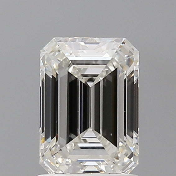 1.55 Carat Emerald Shaped, Ideal Cut, F Color, VS1 Clarity, IGI Certified Lab Grown Diamond