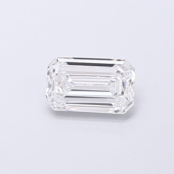 0.39 Carat Emerald Shaped, Very Good Cut, D Color, VS1 Clarity, IGI Certified Lab Grown Diamond