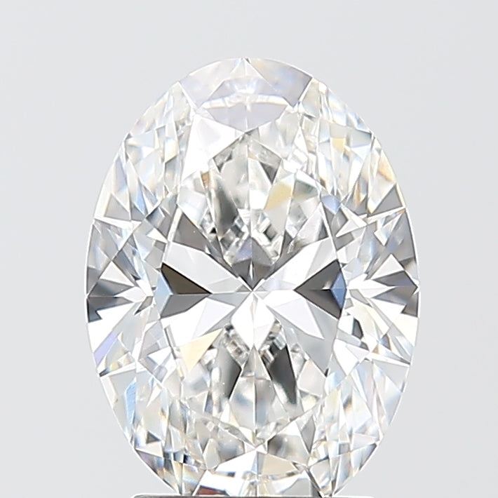 2.09 Carat Oval Shaped, Ideal Cut, E Color, VVS2 Clarity, IGI Certified Lab Grown Diamond