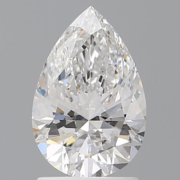 1.58 Carat Pear Shaped, Ideal Cut, E Color, VVS2 Clarity, IGI Certified Lab Grown Diamond