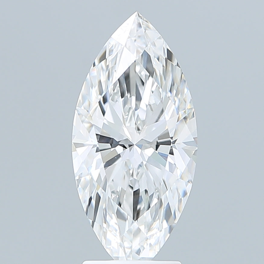 3.10 Carat Marquise Shaped, Ideal Cut, E Color, VVS2 Clarity, IGI Certified Lab Grown Diamond