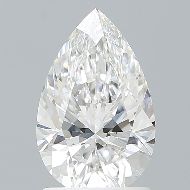 1.60 Carat Pear Shaped, Excellent Cut, E Color, VVS1 Clarity, IGI Certified Lab Grown Diamond
