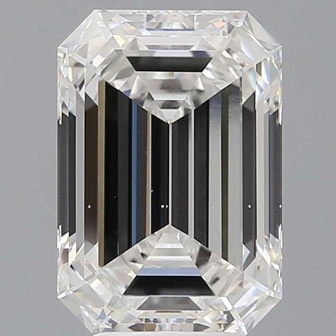 5.05 Carat Emerald Shaped, Ideal Cut, E Color, VS2 Clarity, IGI Certified Lab Grown Diamond
