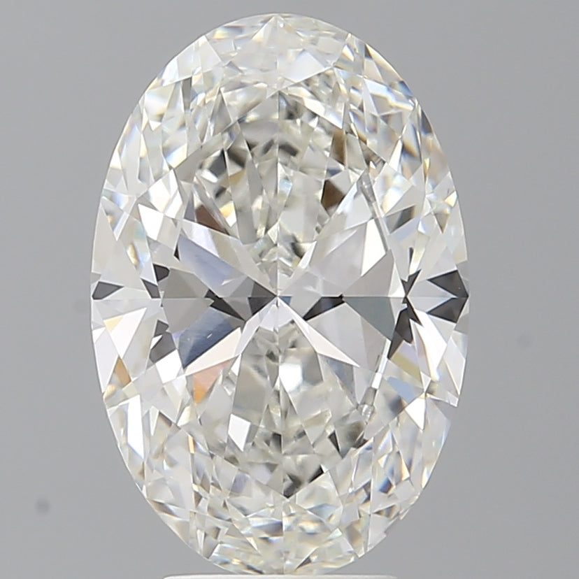 5.00 Carat Oval Shaped, Excellent Cut, F Color, VVS2 Clarity, IGI Certified Lab Grown Diamond