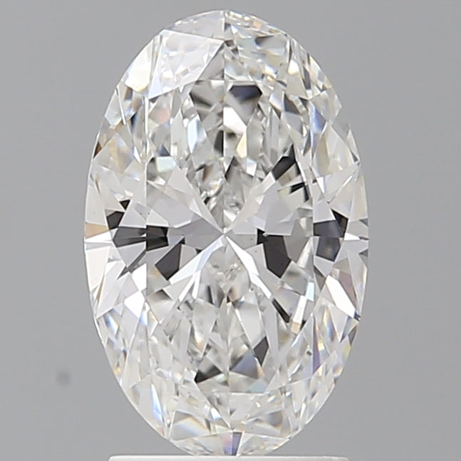 2.09 Carat Oval Shaped, Ideal Cut, E Color, VVS2 Clarity, IGI Certified Lab Grown Diamond