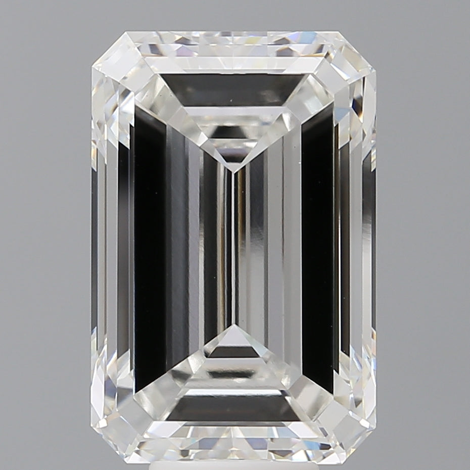 10.53 Carat Emerald Shaped, Excellent Cut, F Color, VVS2 Clarity, IGI Certified Lab Grown Diamond