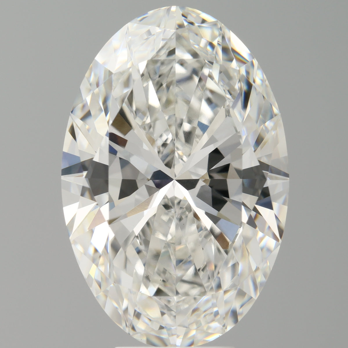 8.10 Carat Oval Shaped, Ideal Cut, F Color, VVS2 Clarity, IGI Certified Lab Grown Diamond
