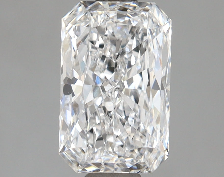 1.43 Carat Radiant Shaped, Ideal Cut, D Color, VVS1 Clarity, IGI Certified Lab Grown Diamond