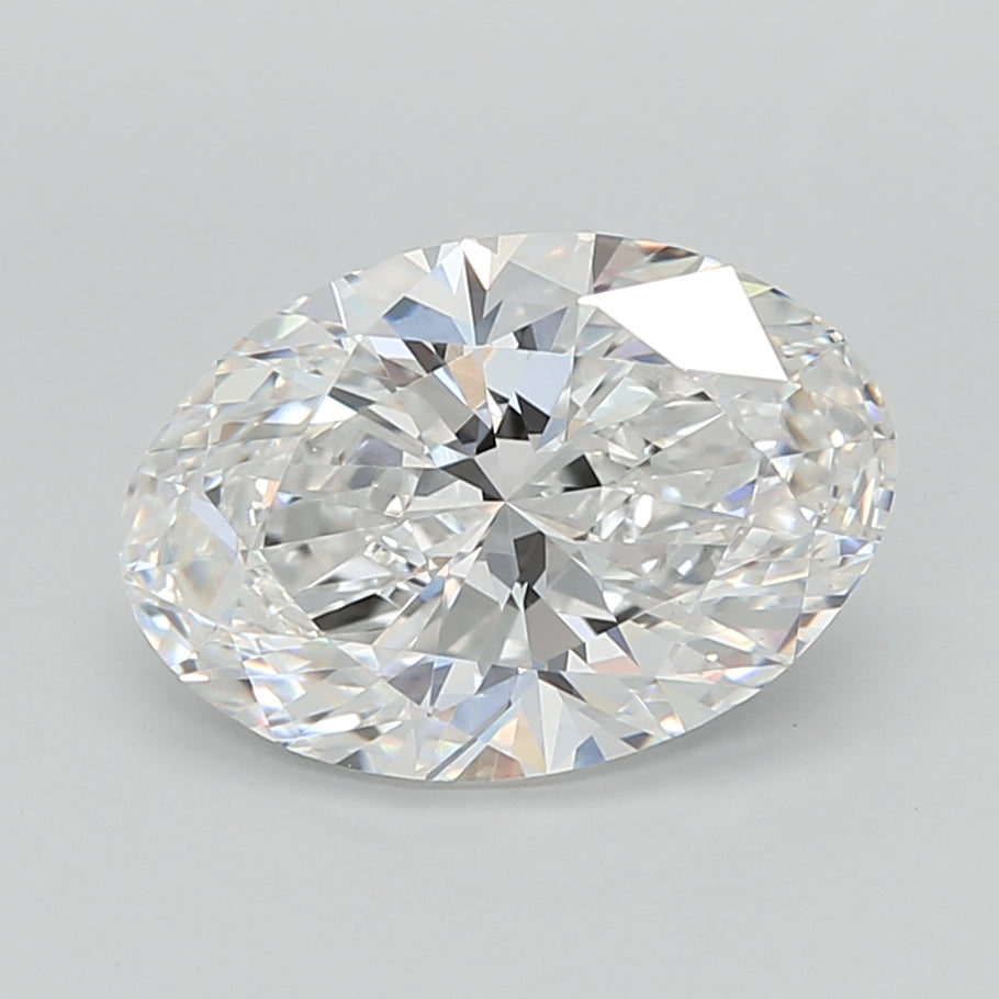 2.51 Carat Oval Shaped, Ideal Cut, E Color, VVS2 Clarity, IGI Certified Lab Grown Diamond