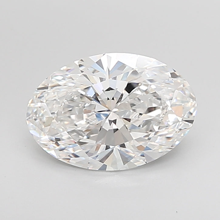 4.04 Carat Oval Shaped, Ideal Cut, E Color, VVS2 Clarity, IGI Certified Lab Grown Diamond