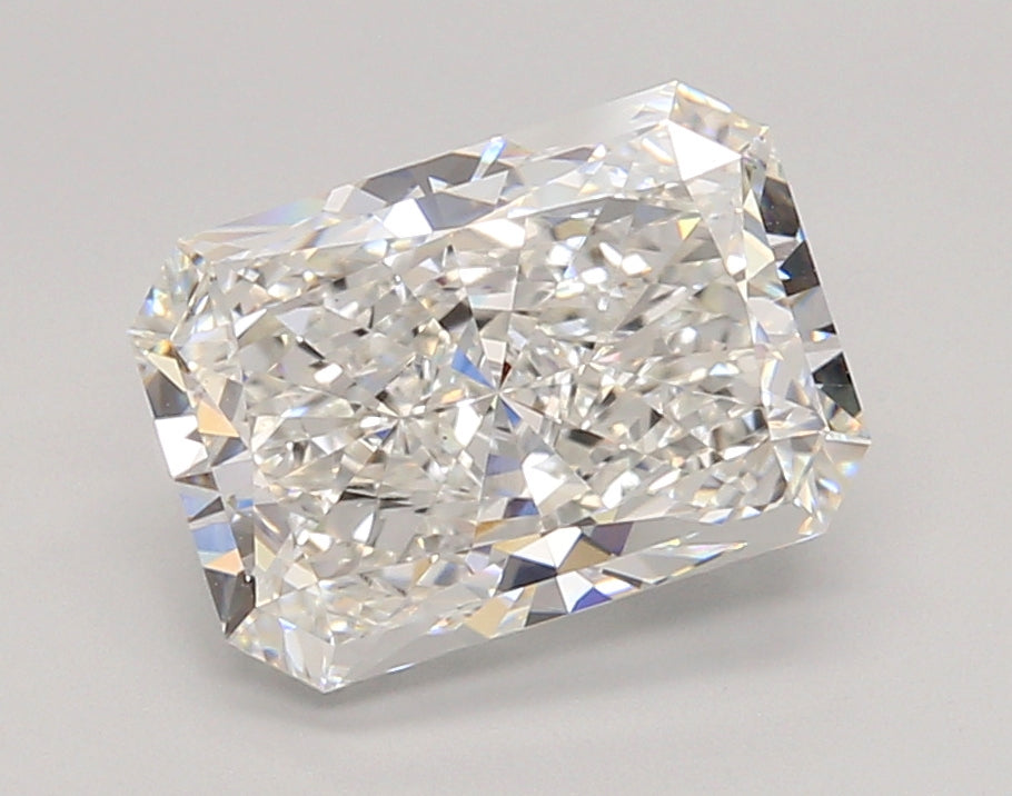 3.00 Carat Radiant Shaped, Ideal Cut, E Color, VS1 Clarity, IGI Certified Lab Grown Diamond