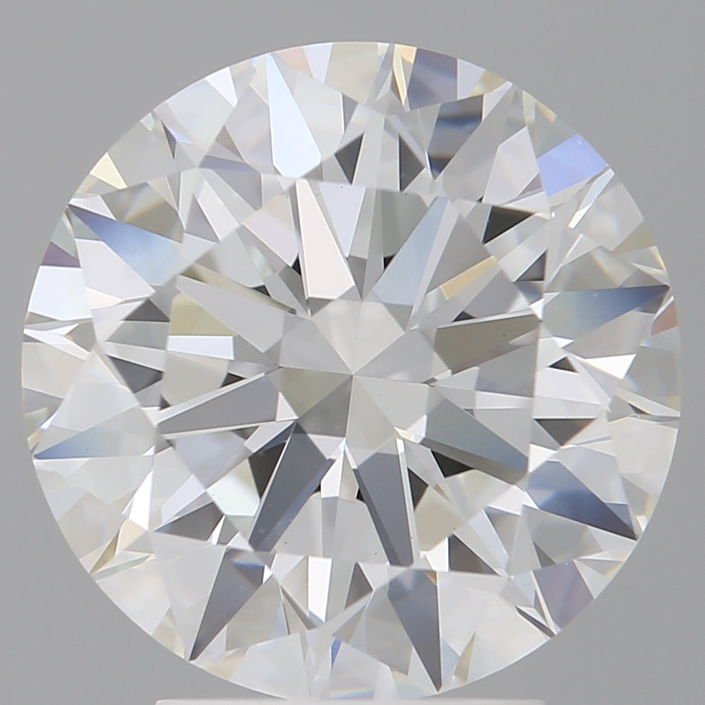4.03 Carat Round Shaped, Excellent Cut, E Color, VVS2 Clarity, IGI Certified Lab Grown Diamond