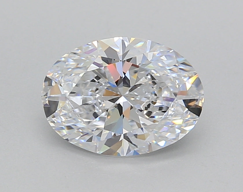 1.50 Carat Oval Shaped, Ideal Cut, D Color, VVS1 Clarity, IGI Certified Lab Grown Diamond