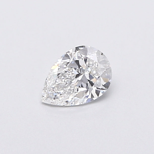 0.62 Carat Pear Shaped, Very Good Cut, D Color, VVS2 Clarity, IGI Certified Lab Grown Diamond