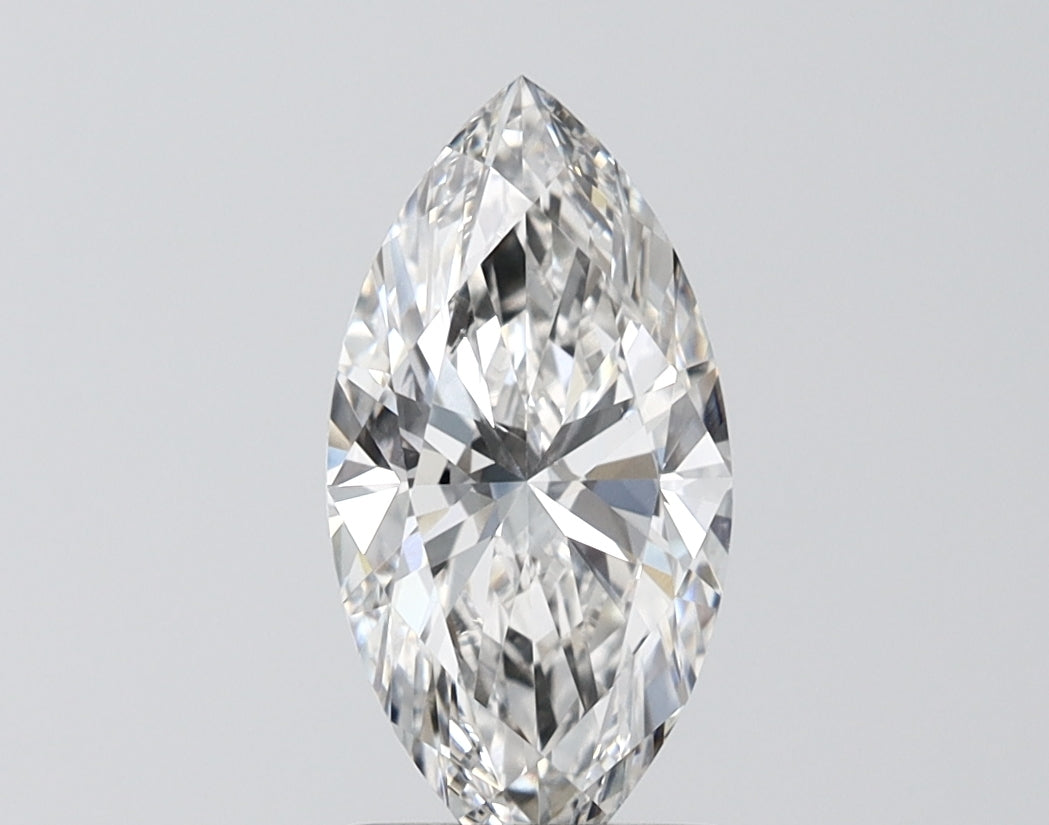 1.53 Carat Marquise Shaped, Ideal Cut, G Color, VVS2 Clarity, IGI Certified Lab Grown Diamond