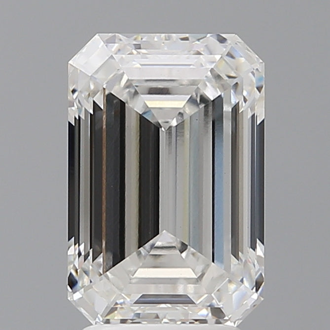 3.55 Carat Emerald Shaped, Ideal Cut, E Color, VVS2 Clarity, IGI Certified Lab Grown Diamond