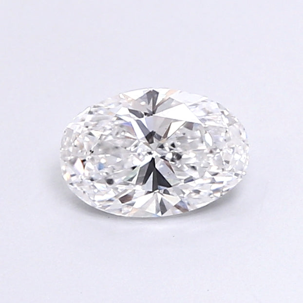 0.61 Carat Oval Shaped, Very Good Cut, D Color, VS1 Clarity, IGI Certified Lab Grown Diamond