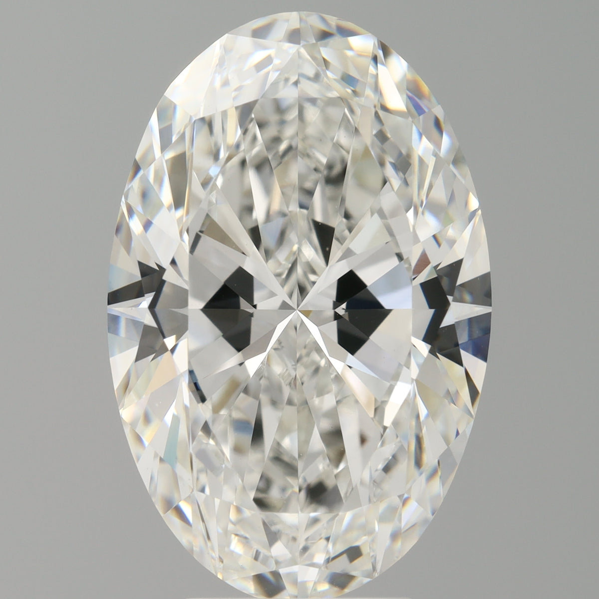 6.02 Carat Oval Shaped, Ideal Cut, F Color, VVS2 Clarity, IGI Certified Lab Grown Diamond