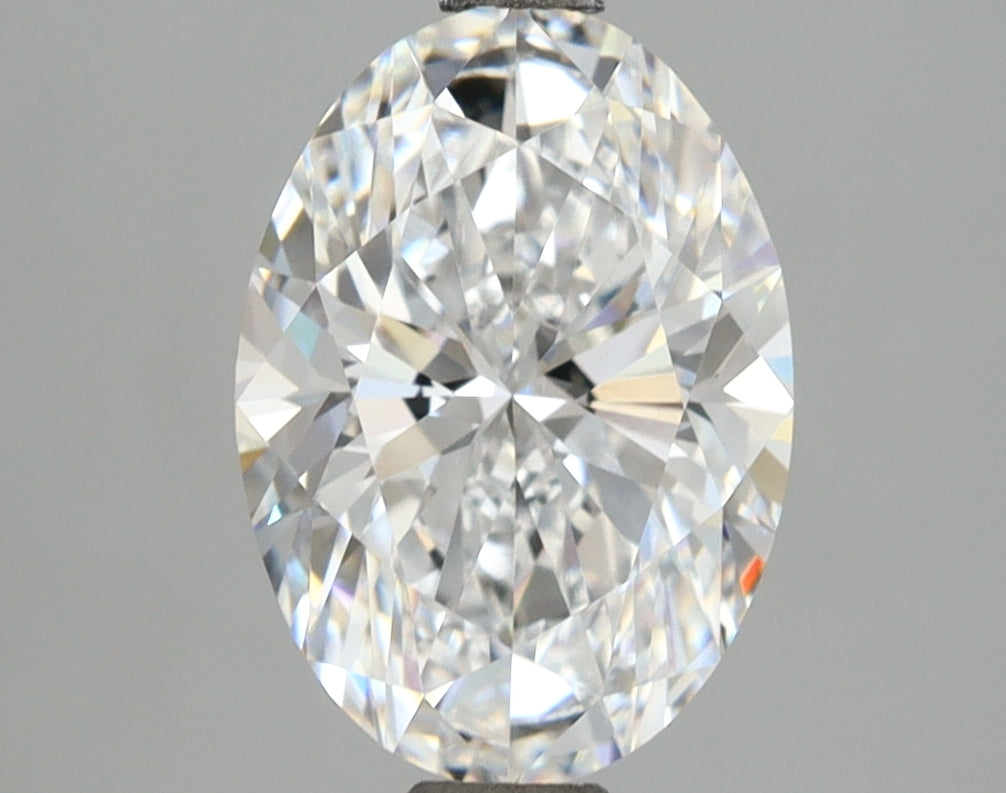 2.54 Carat Oval Shaped, Ideal Cut, D Color, VVS1 Clarity, IGI Certified Lab Grown Diamond