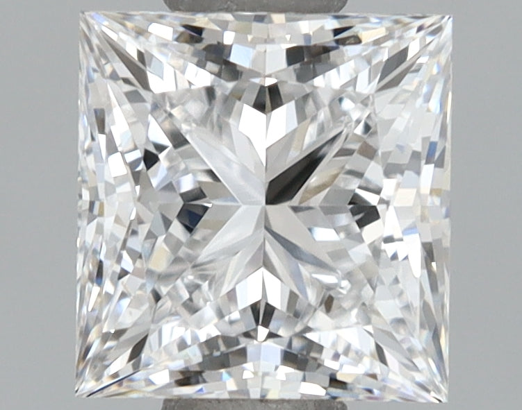 1.19 Carat Princess Shaped, Ideal Cut, D Color, VVS2 Clarity, IGI Certified Lab Grown Diamond