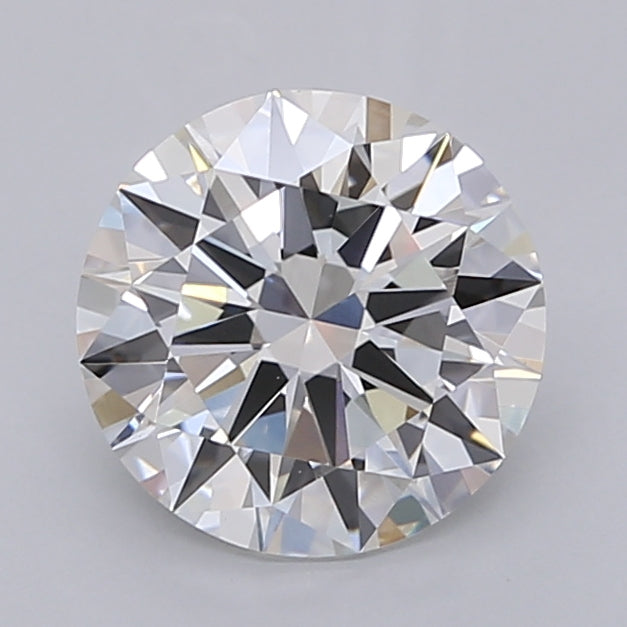 2.00 Carat Round Shaped, Excellent Cut, F Color, VVS2 Clarity, IGI Certified Lab Grown Diamond