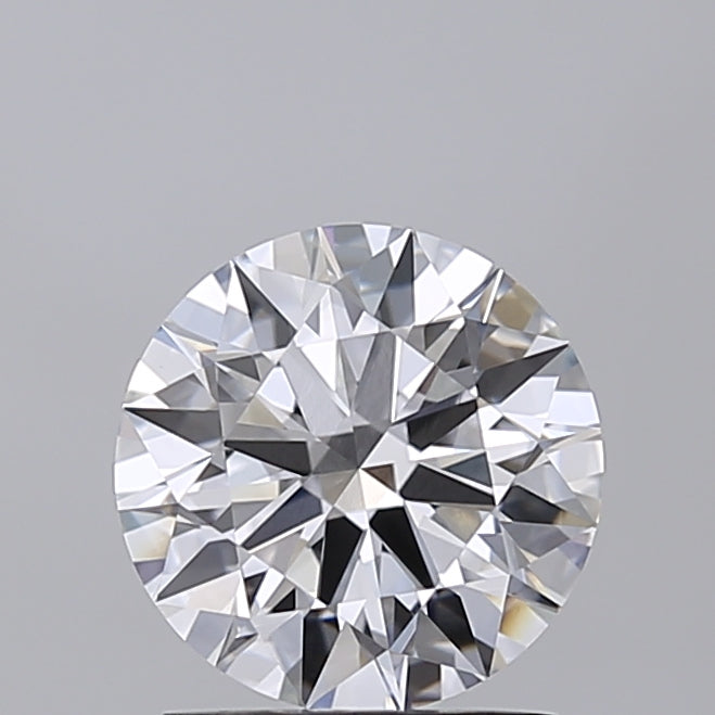 1.52 Carat Round Shaped, Ideal Cut, D Color, VVS2 Clarity, IGI Certified Lab Grown Diamond