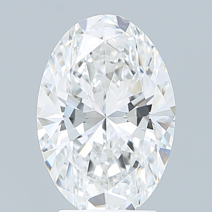 3.10 Carat Oval Shaped, Ideal Cut, E Color, VVS2 Clarity, IGI Certified Lab Grown Diamond