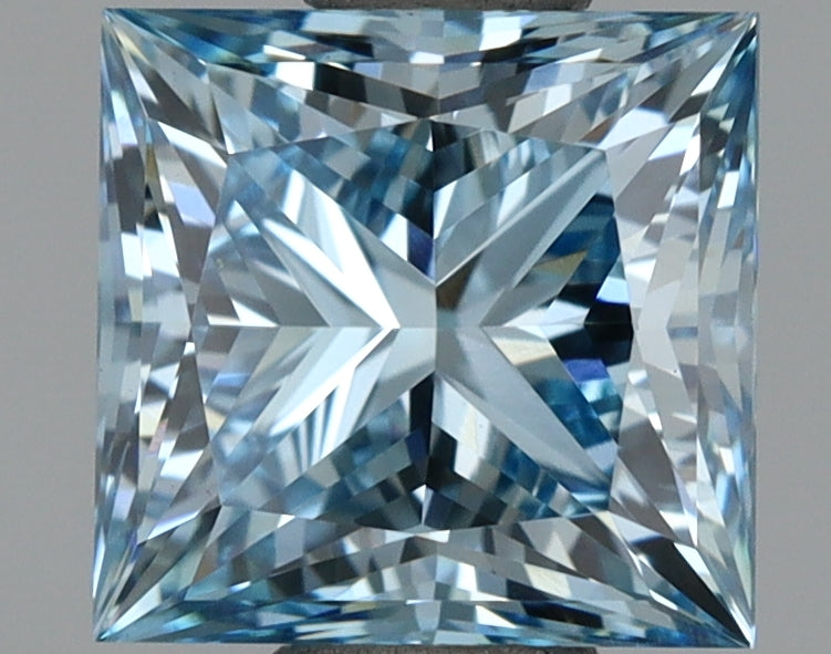 1.59 Carat Princess Shaped, Excellent Cut, VS1 Clarity, IGI Certified Lab Grown Diamond