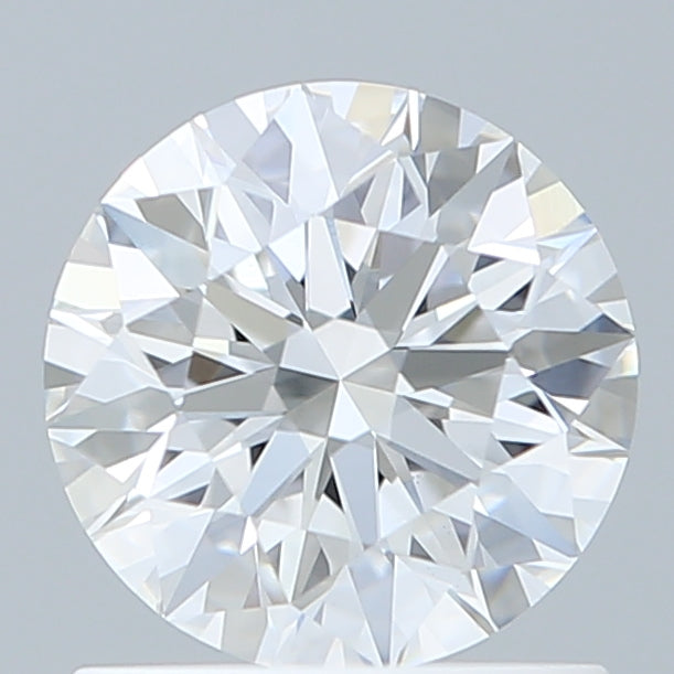 1.10 Carat Round Shaped, Excellent Cut, D Color, VVS2 Clarity, IGI Certified Lab Grown Diamond